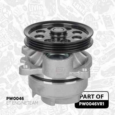 Vodní čerpadlo, chlazení motoru ET ENGINETEAM PW0046VR1