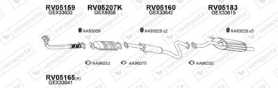 ABGASANLAGE VENEPORTE 050038