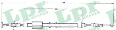 Тросик, cтояночный тормоз LPR C0155B для FIAT MAREA