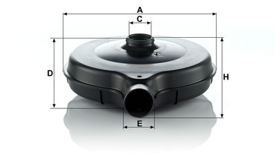 LUFTFILTER MANN-FILTER C23566 1
