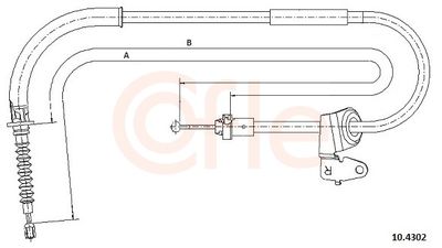 CABLU FRANA DE PARCARE