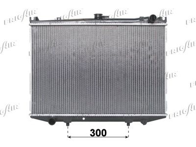 Радиатор, охлаждение двигателя FRIGAIR 0121.3045 для NISSAN PICK UP