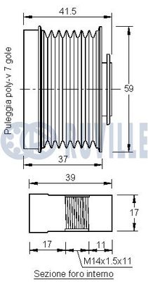 SISTEM ROATA LIBERA GENERATOR RUVILLE 542253 1