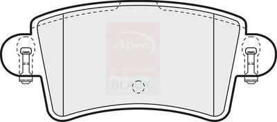 APEC Brake Pad Set, disc brake PAD1197B