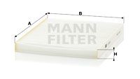 Filter, kupéventilation MANN-FILTER CU 2129