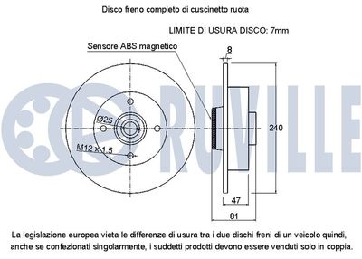 BREMSSCHEIBE RUVILLE 221111 1
