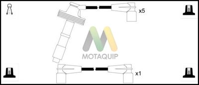 Комплект проводов зажигания MOTAQUIP LDRL497 для VOLVO C70