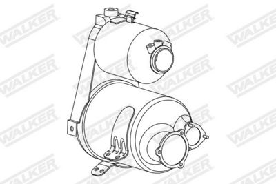 RUß-/PARTIKELFILTER ABGASANLAGE WALKER 73385 1