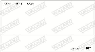 ABGASANLAGE WALKER CIK117927