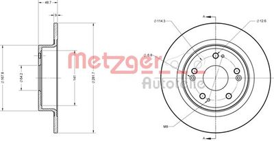 Brake Disc 6110426