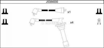 Комплект проводов зажигания NIPPARTS J5384000 для HONDA PRELUDE