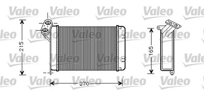 VALEO 812296 Радиатор печки  для BMW 3 (Бмв 3)
