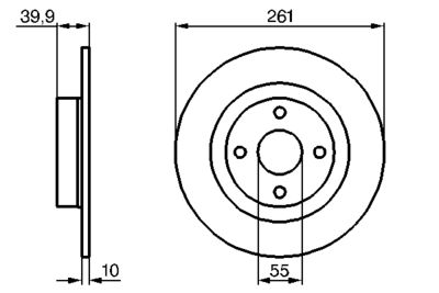 Brake Disc 0 986 479 128