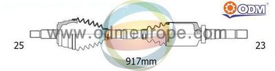 Приводной вал Multiparts 18-012680 для FORD FUSION