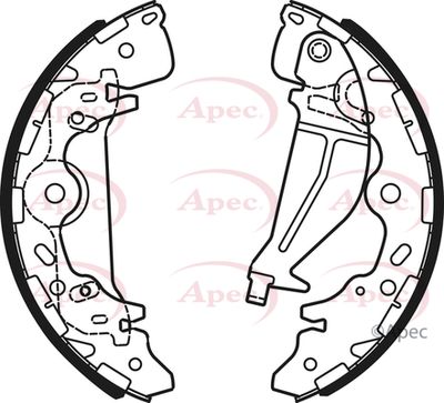 Brake Shoe Set APEC SHU712