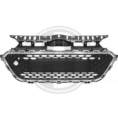 Решетка радиатора DIEDERICHS 6807040 для HYUNDAI i20