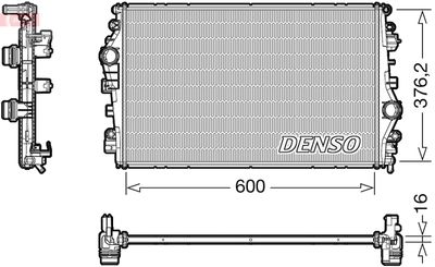 Kylare, motorkylning DENSO DRM01009