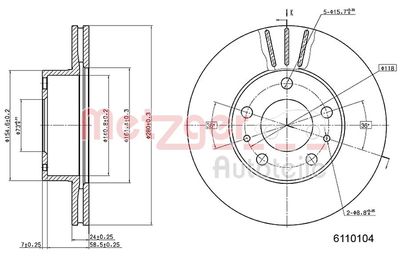 Brake Disc 6110104