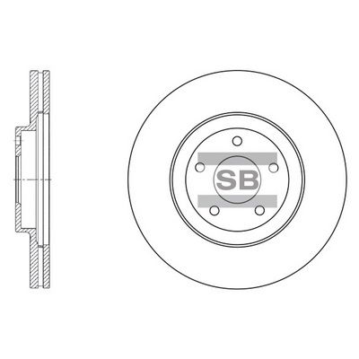 спирачен диск Hi-Q SD4210
