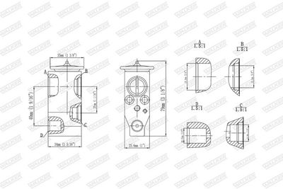 EXPANSIONSVENTIL KLIMAANLAGE WALKER WEX00053 6