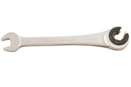 Laser Tools Ratchet Flare Nut Wrench 14mm