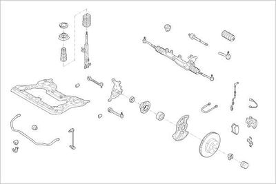 RADAUFHäNGUNG DELPHI OEMERC000015836F