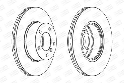 BREMSSCHEIBE CHAMPION 562035CH 1