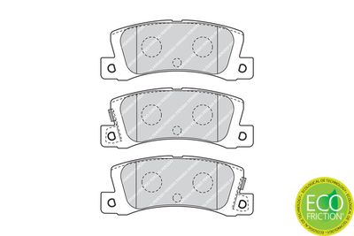 Brake Pad Set, disc brake FDB4274