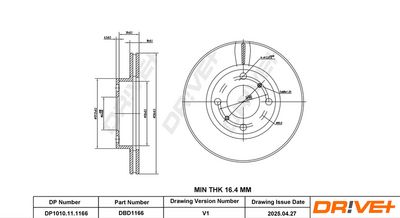 BREMSSCHEIBE DR!VE+ DP1010111166 2