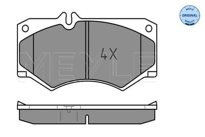 Комплект тормозных колодок, дисковый тормоз MEYLE 025 207 8418 для MERCEDES-BENZ T1/TN