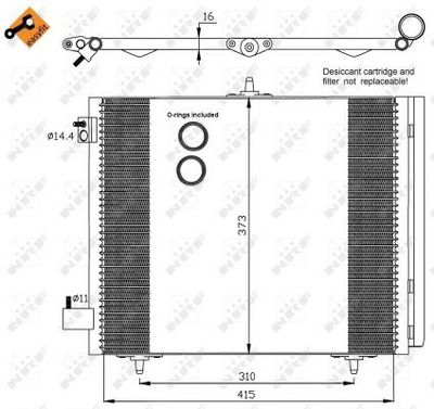 Condenser, air conditioning 35405