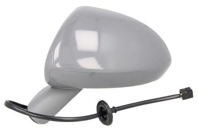 Zijspiegel Links (elektrisch, asferisch, met verwarming, under-coated) past: OPEL CORSA D 07.06-12.14