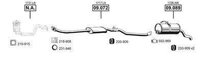 Układ wydechowy ASMET CI090225
