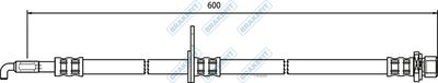 APEC Brake Hose BHO4190