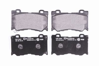 Комплект тормозных колодок, дисковый тормоз HELLA 8DB 355 014-841 для INFINITI FX