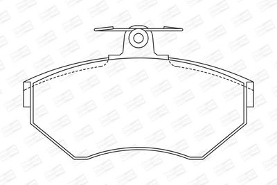 BREMSBELAGSATZ SCHEIBENBREMSE CHAMPION 571969CH 1