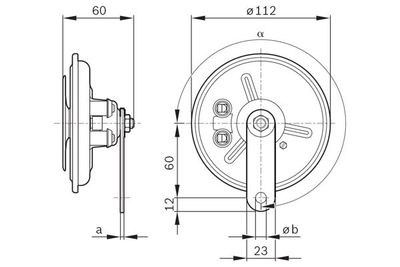 Ljudsignal BOSCH 0 986 320 312