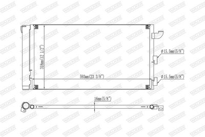 CONDENSATOR CLIMATIZARE WALKER WCD00405 6