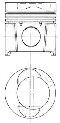 Kolv KOLBENSCHMIDT 99683600