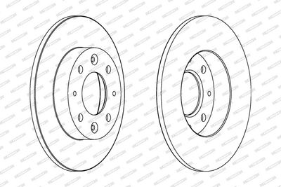 DISC FRANA FERODO DDF1395 1