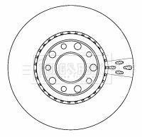 BORG & BECK BBD4513 Тормозной диск 