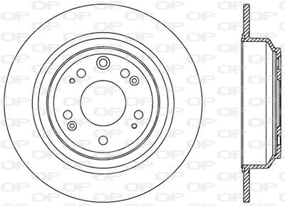 OPEN PARTS BDR2551.10 Тормозные диски  для HONDA ACCORD (Хонда Аккорд)
