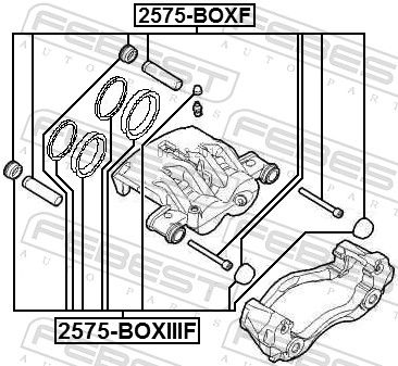 Repair Kit, brake caliper 2575-BOXIIIF