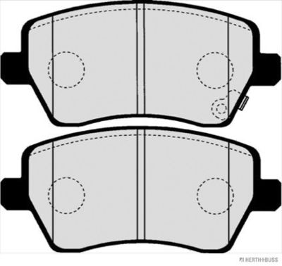 BREMSBELAGSATZ SCHEIBENBREMSE Herth+Buss Jakoparts J3608025 1