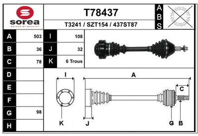 ANTRIEBSWELLE EAI T78437