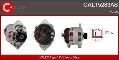GENERATOR / ALTERNATOR CASCO CAL15283AS