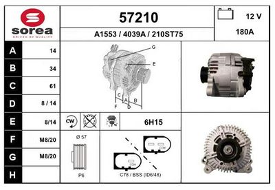 GENERATOR EAI 57210