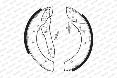 SET SABOTI FRANA FERODO FSB194 1