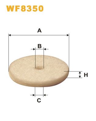 Palivový filter WIX FILTERS WF8350