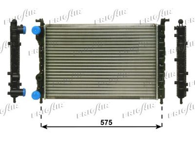 Радиатор, охлаждение двигателя FRIGAIR 0104.3063 для FIAT PALIO